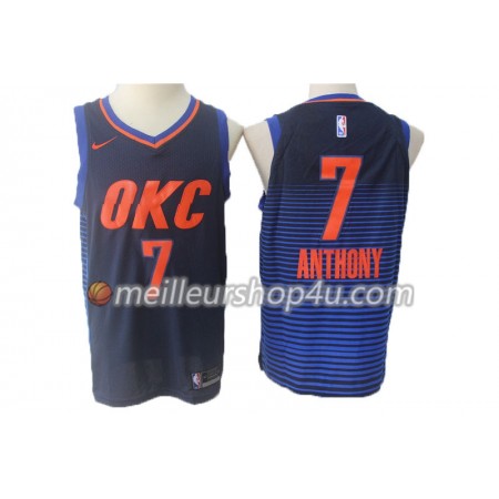 Maillot Basket Homme Oklahoma City Thunder Carmelo Anthony 7 Nike 2017-18 Navy Swingman